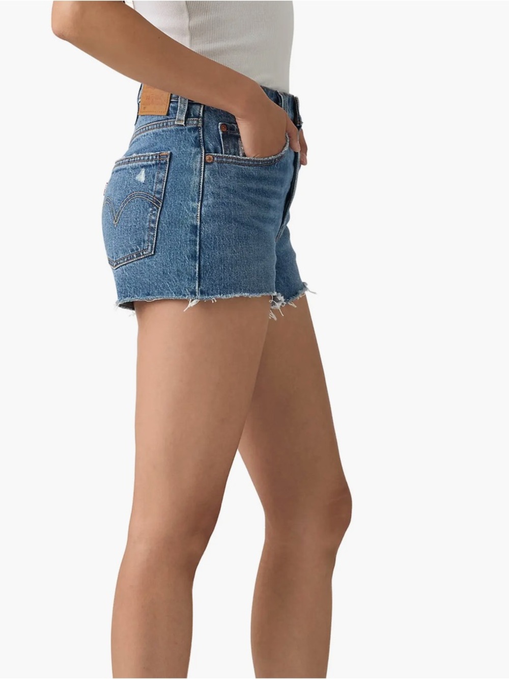 Levi's — Original 501 Denim Shorts in Medium Wash